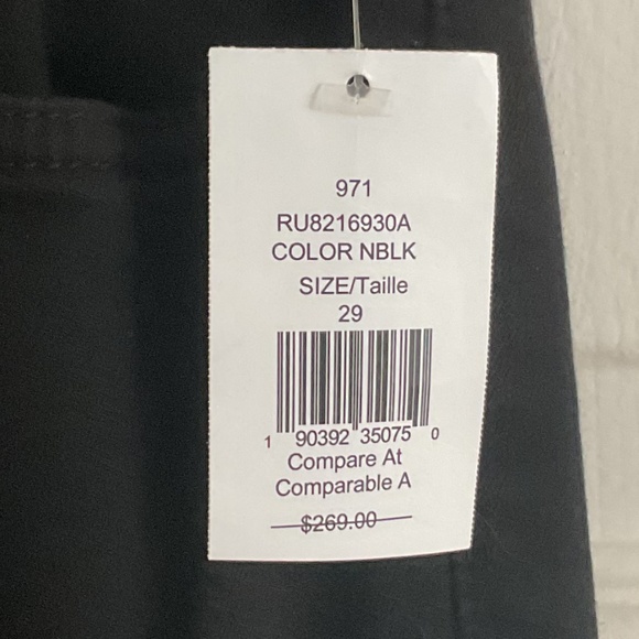 7 For All Mankind Ankle Skinny Gwenevere Black Jeans - Size 29 - Picture 9 of 11